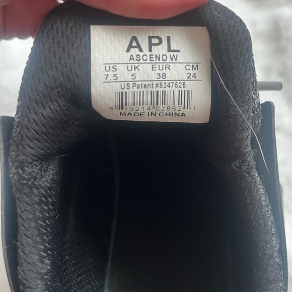 Black APL Sneakers - Womens Size 7.5 - Picture 5 of 5